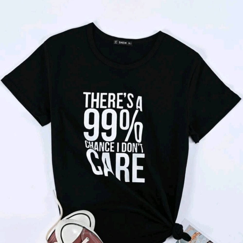 Round neck graphic tee